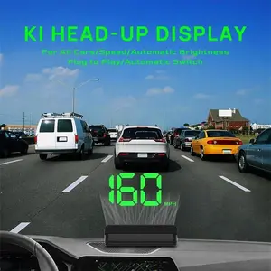 Mini Head-Up Display Car GPS Digital Speedometer, Truck Motorcycle Hud Odometer, Kmh Mph Speedometer, Automotive Tool Accessory