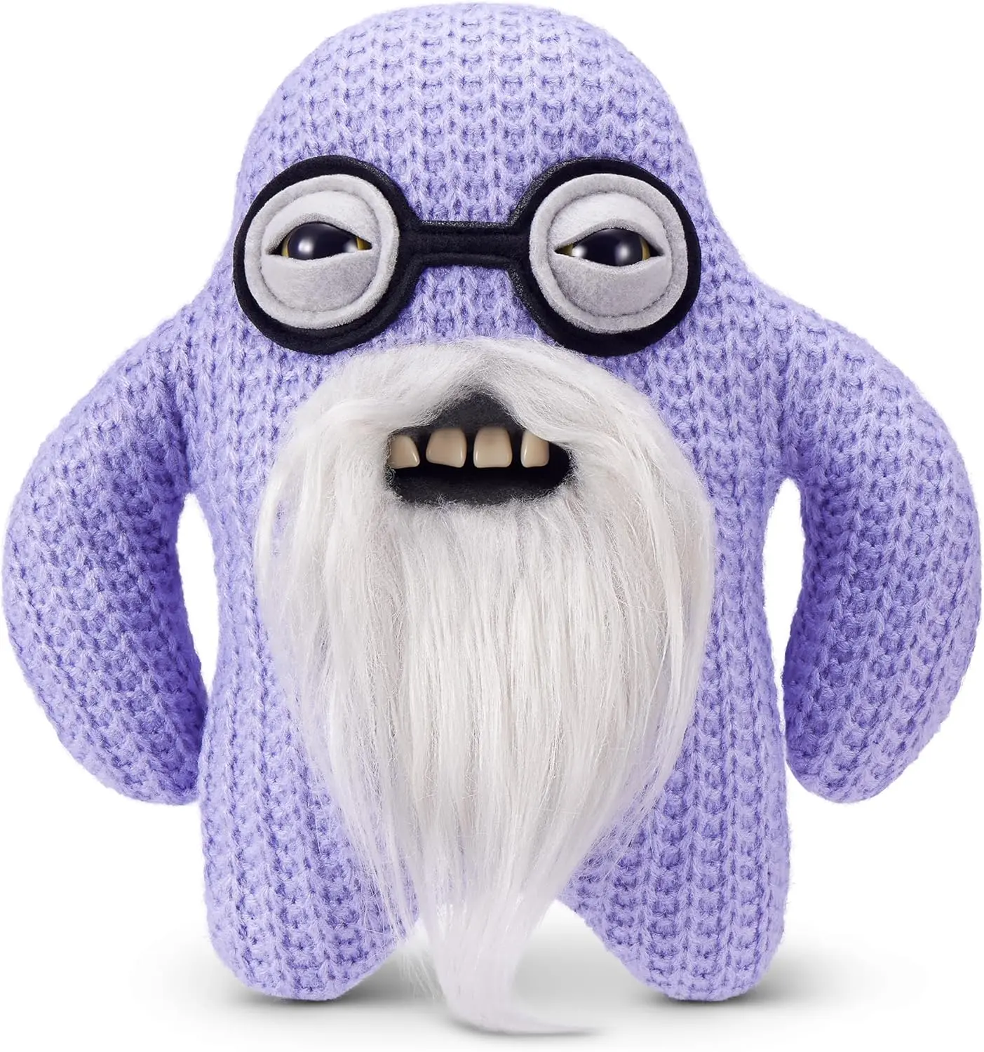 Fuggler Old Fogies 9-Inch Plush Toy (Mr Needles) by ZURU – Funny Ugly Monster Stuffed Animal with Human-Like Teeth, Collectible Plush for Kids, Tweens, Teens, Adults & Weird Toy Lovers