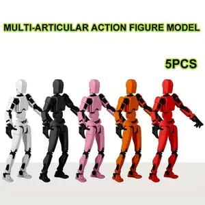 T13 Action Figure Titan 13 Action Figure Dummy Lucky 13 Action Figure 3D Printed Multi-Jointed Movab