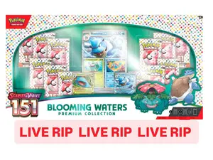 Pokémon TCG: Blooming Waters Premium Collection - SV: Scarlet & Violet 151 (LIVE RIP)