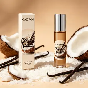 Coconut Vanilla Gavarry Rollerball Perfume Oil, Fresh Long-Lasting Natural Scent, Fruity Vanilla, Student Coconut Vanilla Fragrance, Women's Perfume