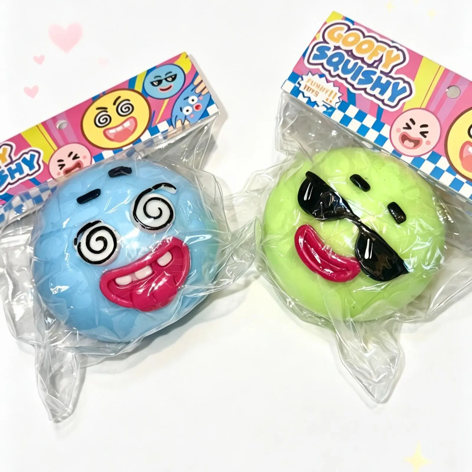 Playful Unisex Goofy Squishy Mix & Match Face Fluid Fidget Toy, Funny Faces Stress Ball, Halloween Gift
