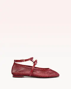 Slim Clarita Ballet Mesh Red