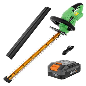 #JumpstartSale WORKPROX 20V Cordless Hedge Trimmer, Electric Bush Shrub Trimmer, 22" Dual-Action Blade and 3/4" Cutting Capacity with Safety Lock, Great for Garden, Yard, 2.0Ah Battery & Charging Cable Included