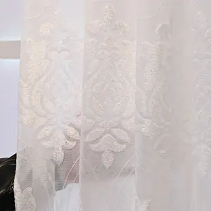 1pc High-End Texture Multi-Color Velvety Jacquard Embroidered Sheer Punching Curtains - 3D Jacquard & Light-Filtering, Multi-Color, Luxury Decor, Multi-Rod Fit, Unique Embroidery