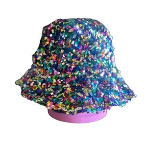 Sequin Reversible Bucket Hat – Handmade & Upcycled