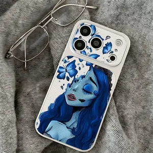 Character Butterfly Pattern TPU silicone phone case Suitable for iPhone 17 Pro Max AIR 16 15 14 13 12 11 Plus Cases Durable|Shockproof|Full Camera Protection|Anti-Scratch|Anti-Fingerprint|Slim Fit|Gift For Girlfriend/Men/Women