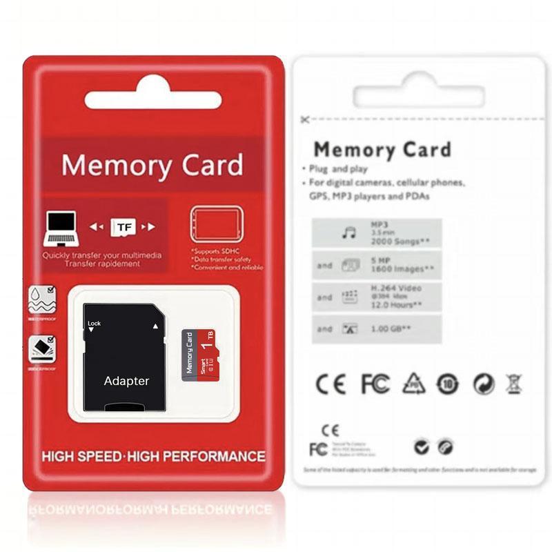 2 Pack - 1 TB SD Universal Micro SD High Speed Memory Card with Adapter, Compatible with Tablet, Mobile Phone, Drone, Camera, PAD, GPS tf flash memory card