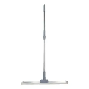 Magic Broom, 2-in-1 Wiper & Sweeper, Floor Scraper for Bathroom Glass, Telescopic Water Squeegee, Wet & Dry Dual-Use Broom