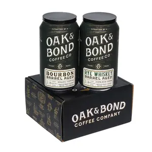 Bourbon and Rye Whiskey Barrel Aged Coffee Box