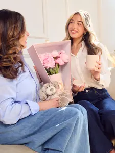 Pretty in Pink for Mom - Premium Peonies Bundle