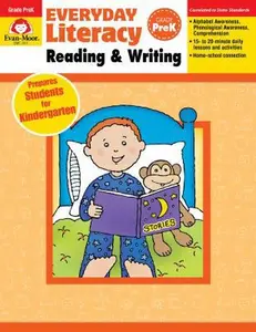 USED-Everyday Literacy Lessons R & W, Pre-K-K by Evan-Moor Educational Publishers (Paperback)