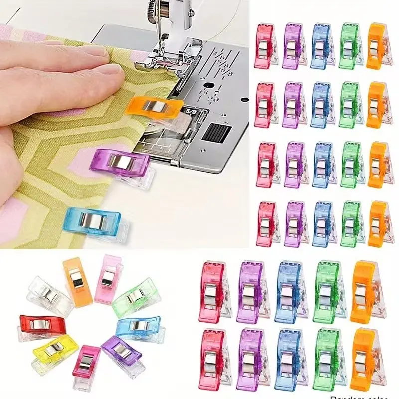 30-Piece Colorful Sewing Clips Set, Perfect for Hand Embroidery, Multi-Functional Clips for Fabric Edge Positioning, Ideal for DIY Projects, Sewing Tools, Sewing Accessories and Supplies, Sewing Supplies Crafts