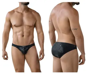 Menswear Stretchy Stylish Luxe Briefs, Polyester Fabric Underwear for Men