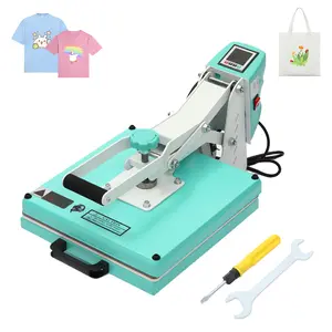 Professional Digital Heat Press Machine, Fast & Even Heating T-Shirt Press for Sublimation & Vinyl, 15x15 16x20 Heavy Duty Heat Transfer Machine with Precise Temp Timer Control, Crafting Starter Printer Press, Black (223 chars)