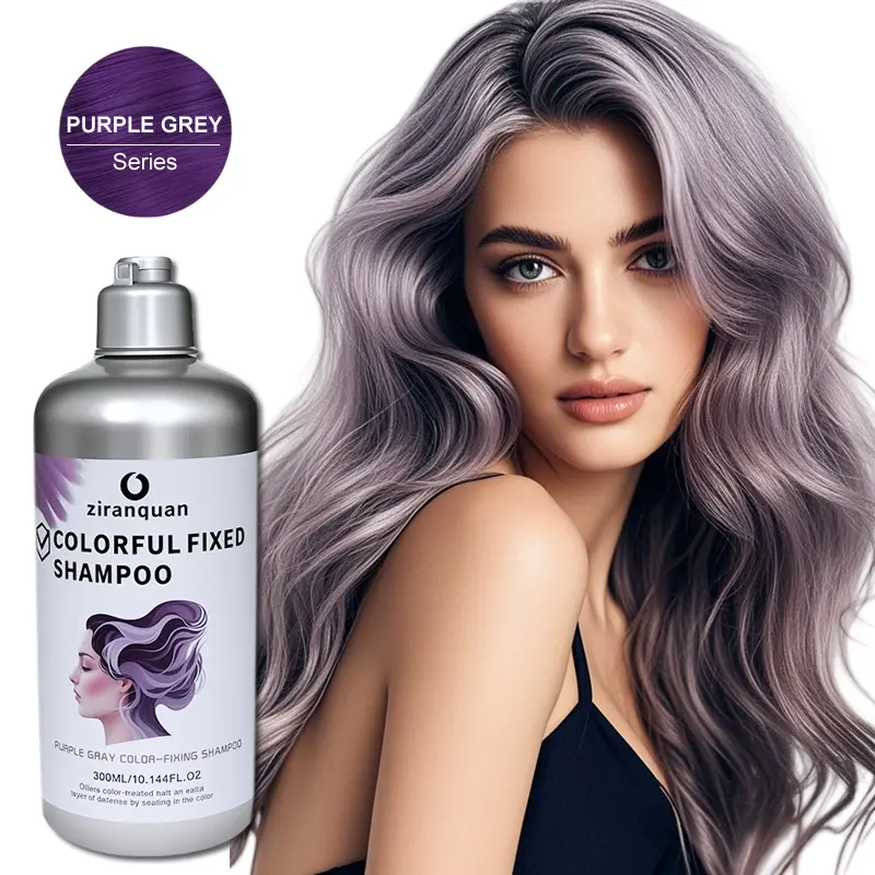 Color Security Purple Shampoo for Toning Hair Above Level 7, Sulfate-Free Botanical Cleanser with Henna Extract for Blonde & Light-Colored Hair, Color Extending Haircare, 300ml, Color Security Shampoo
