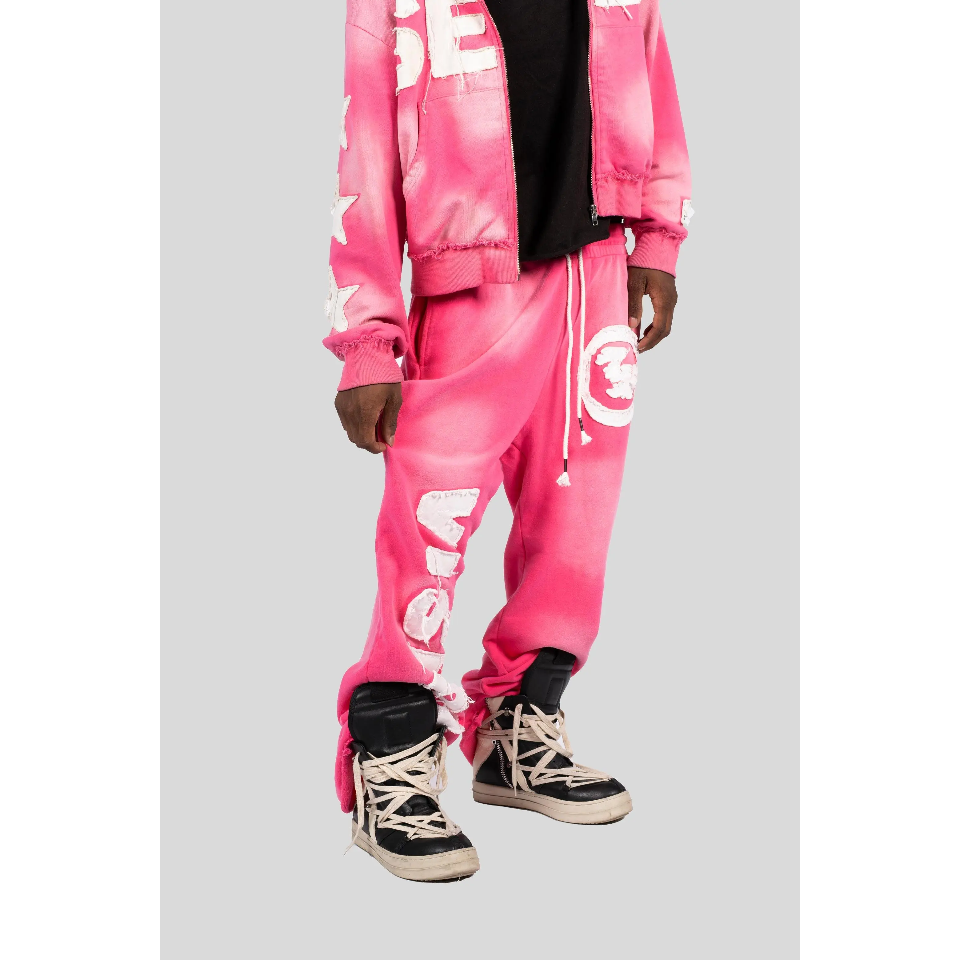 SEEK VISIONZ SET - Hoodie & Pants with Bold Prints, Long Sleeve 