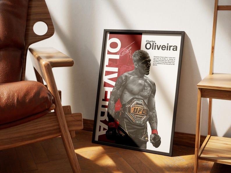 UFC Legends Poster, Max Holloway, Charles Oliveira, Alex Pereira, Islam Makhachev, Sean O’Malley, Paddy Pimblett ( Unframed-Print Only )