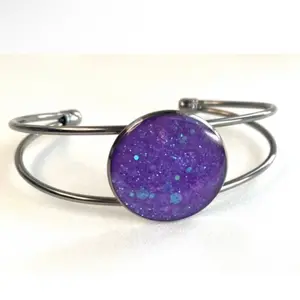 Moon Opal Celestial Cuff Bracelet