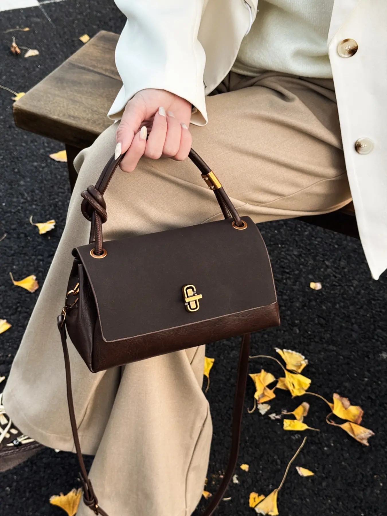 Women's Vintage Small Square Handbag, Casual Fashion Crossbody Bag, Versatile Shoulder Bag for Daily Use, Stylish Commuter Accessory
