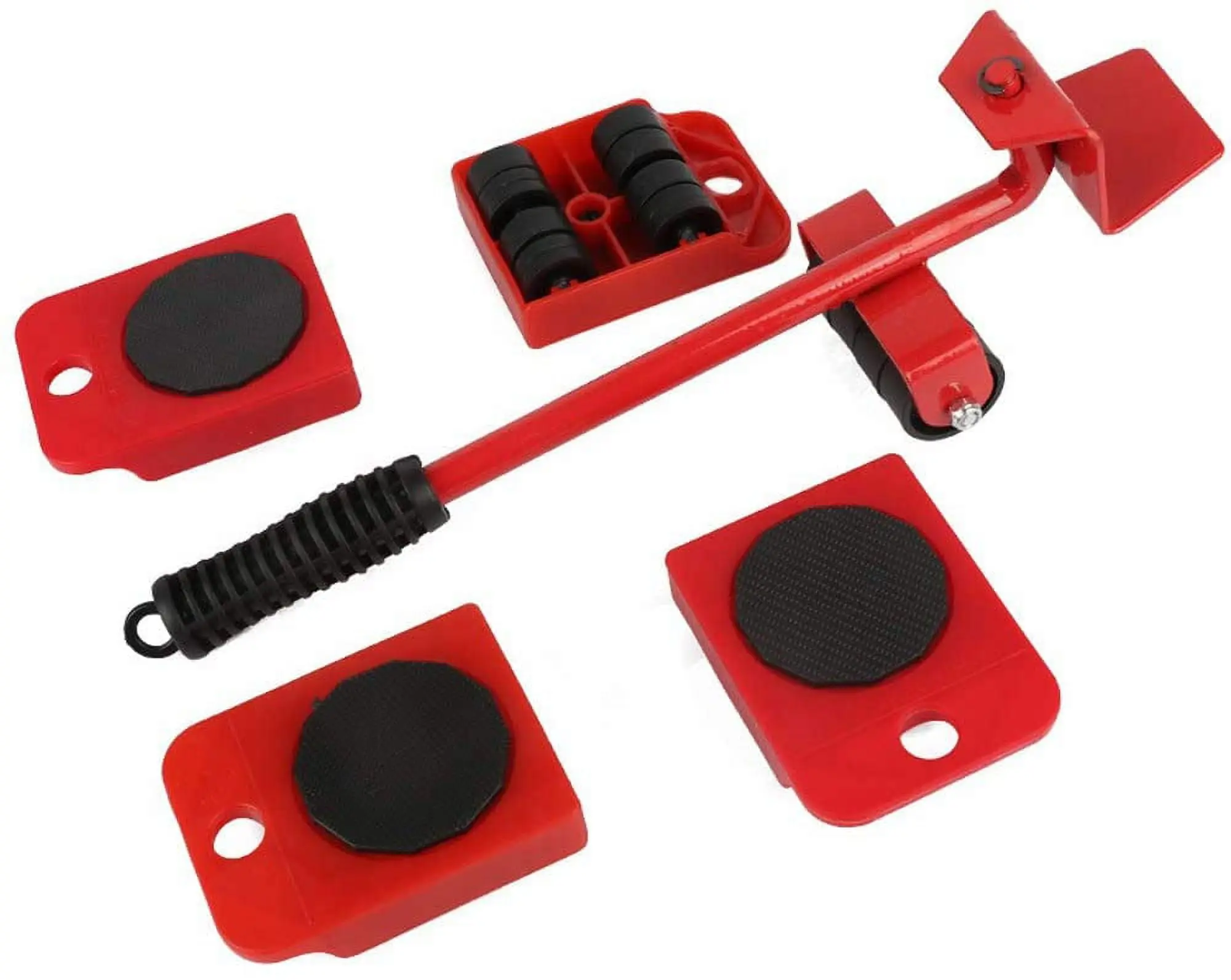 Furniture Lifter Easy to Move Slider 5 Piece Mobile Tool Set, Heavy Furniture Appliance Moving and Lifting System - Maximum Load Weight 330Lbs