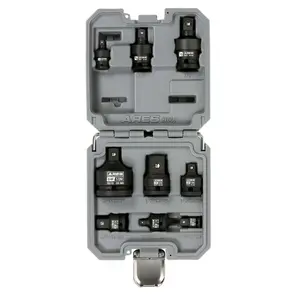 ARES 27066-2 - 9-Piece Impact U-Joint and Adapter/Reducer Set