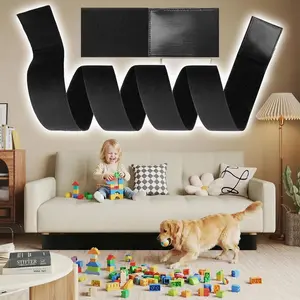 Under Couch Blocker, 3''×132'' Adjustable Elastic Blocker for Pets and Kids Toys, Suitable for Multiple Types of Furniture Legs