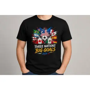 Unisex Statement Print Graphic T-Shirt, Short Sleeve Tee