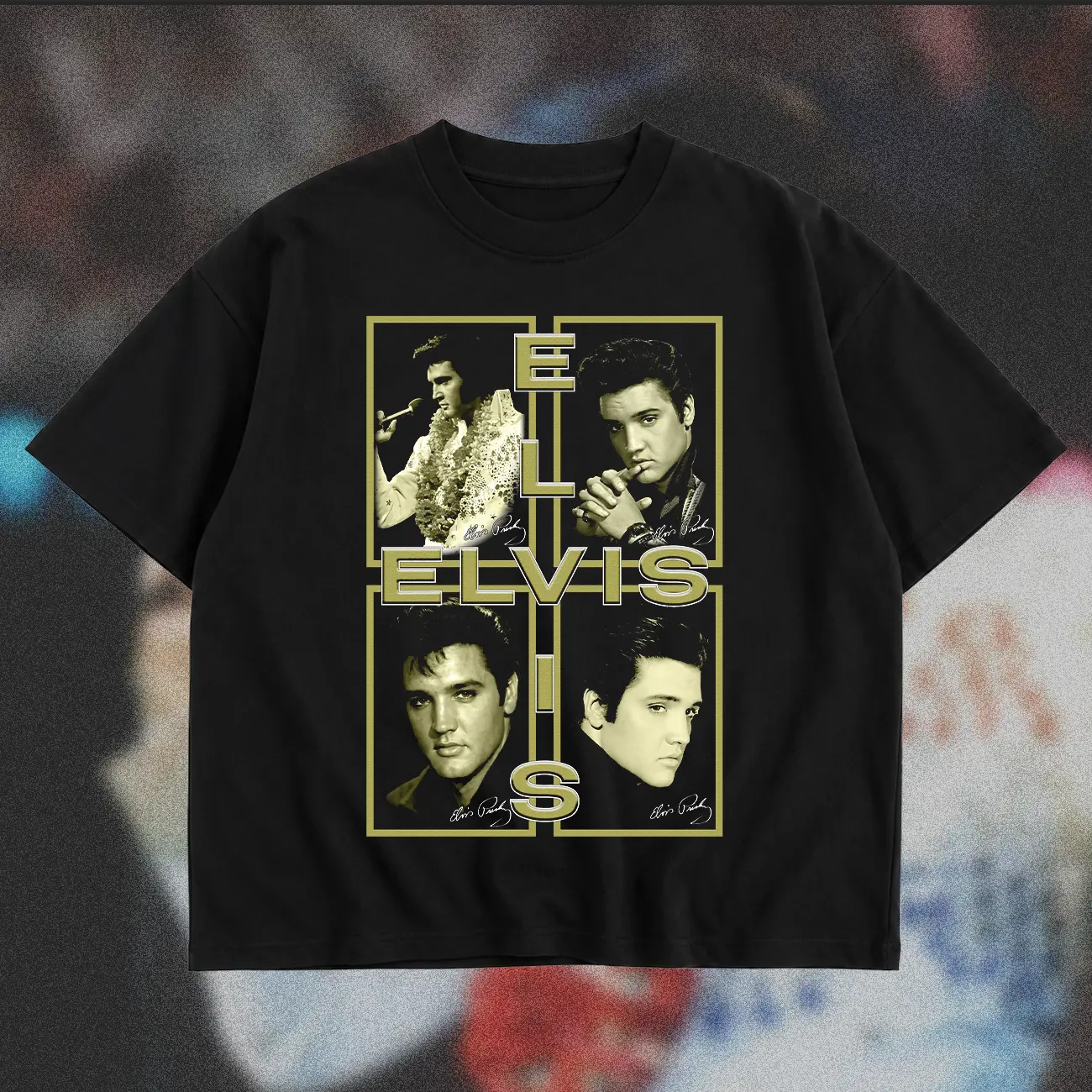 Elvis Presley Vintage Graphic T-Shirt, Unisex Tee, Double-Sided Rock & Roll Music Shirt, Classic King of Rock Retro Tee, Americana Gift For Men & Women