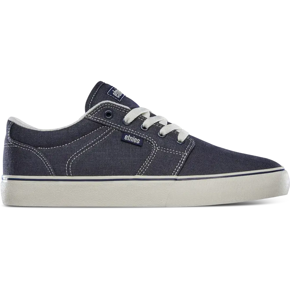etnies Barge LS Vulcanized Skate Shoes - Slim Low Top Closed Sneaker, Hefty Rubber Sole, Suede Minimalist Round Toe, Single Wrap Vulcanized Foxing Tape, Lightweight Sustainable Comfortable Laced Athletic Footwear for Outdoors All Seasons