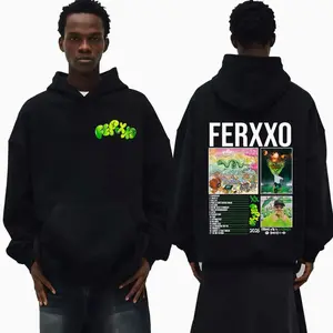 Rapper Feid FERXXO VOL X Sagrado 2025 New Album Pullover Men Women Vintage 90s Harajuku Long Sleeve Sweatshirt Unisex Hoodies CUT
