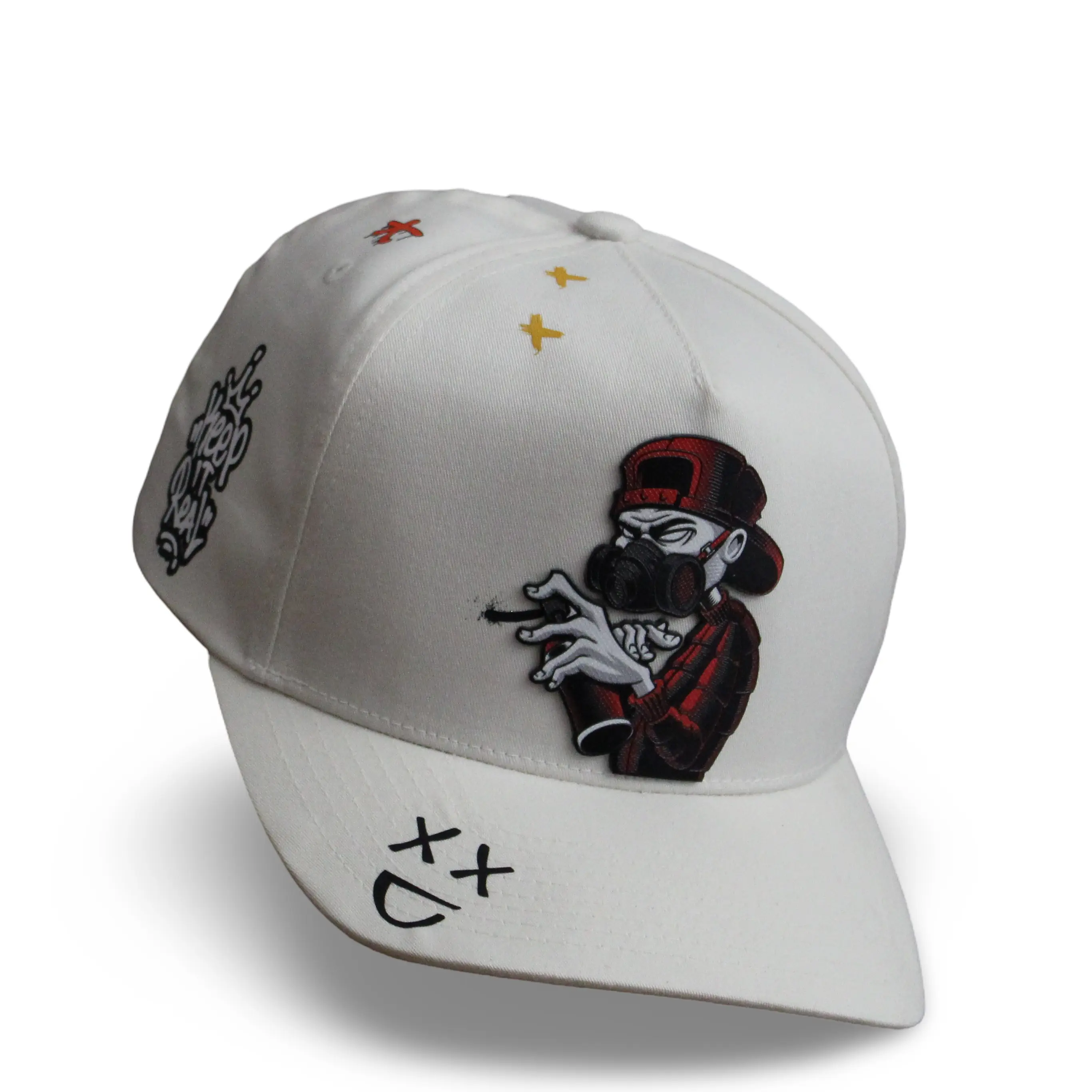 The Vandal Graffiti Art Snapback Hat | 3D Rubber Patch & DTF Print | Mad Monkey Scty