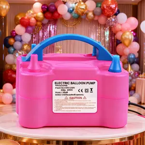 Electric Inflator Double-hole Balloon Inflation Artifact Electric Inflator Household Portable Automatic Balloon Shooting Machine
