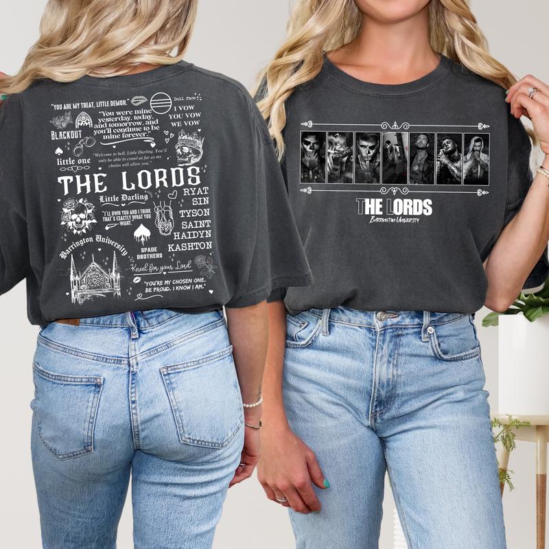 The LORDS Series T-Shirt, Chaotic Book Sweatshirt, I Vow You Vow We Vow Hoodie, Bookish Merch, Dark Romance Tee, Book Lover, Spicy Reader Gifts