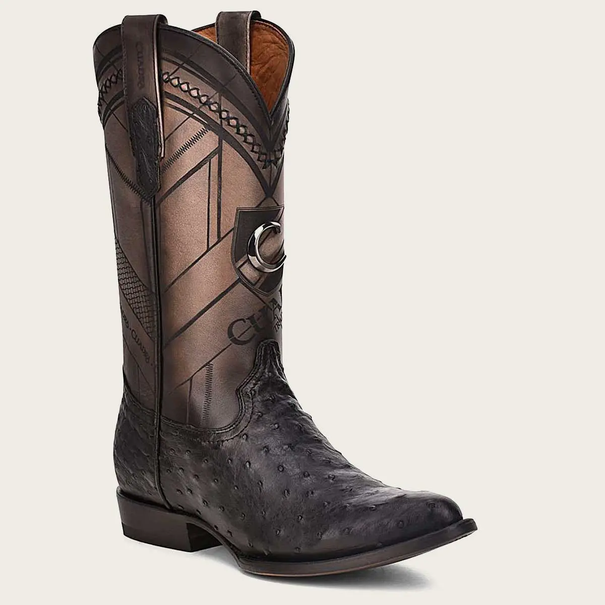 Cuadra Men’s Avestruz Western Boot Round Toe