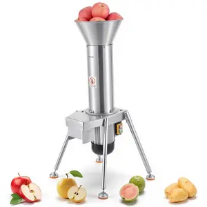 VEVOR 1100W Electric Fruit Apple Crusher, SUS304 Freestanding Crushing Machine, Grinds Whole Apples Up to 3.15 Dia, 164 KG/H Capacity, Cider Press for Apples, Pears, Pineapple, Guava, Carrot, Potato