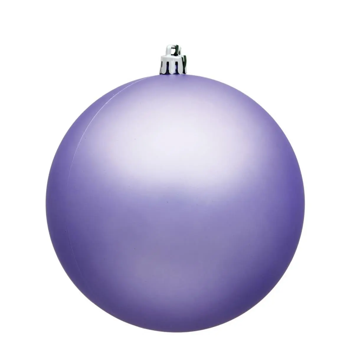 212 MAIN 3-In. Modern Round Lavender Matte Plastic Christmas Ornaments, 32 per Box, Festive Home & Party Decorations for a Festive Vibe