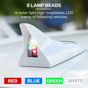 LED Shark Fin Roof Light for Car| Waterproof Glow Antenna Top Light| Easy Install Universal Vehicle Accessories