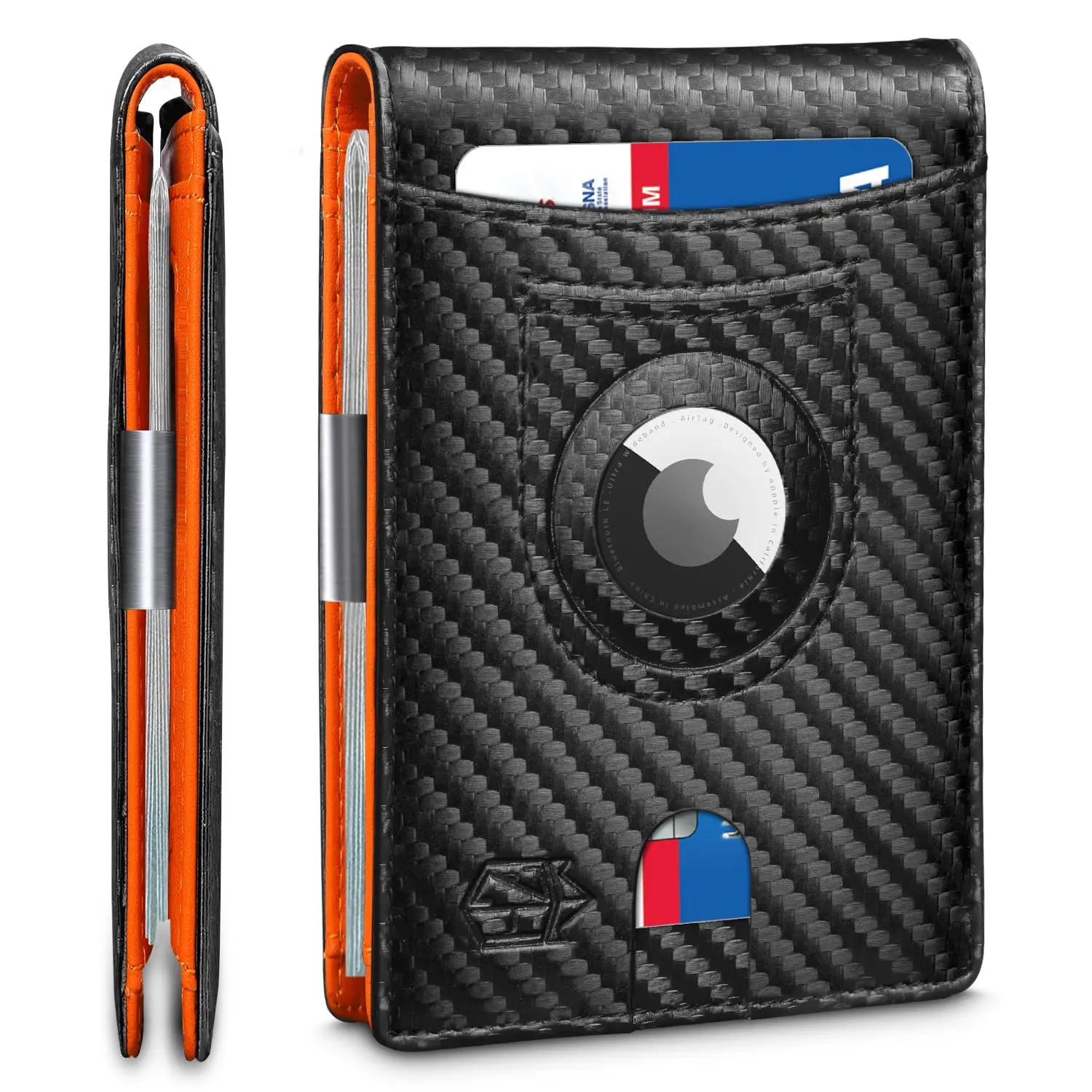 Carbon Black and Orange