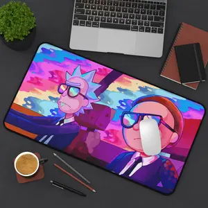 Rick and Morty illustration Desk Mat | Gaming Mouse Pad