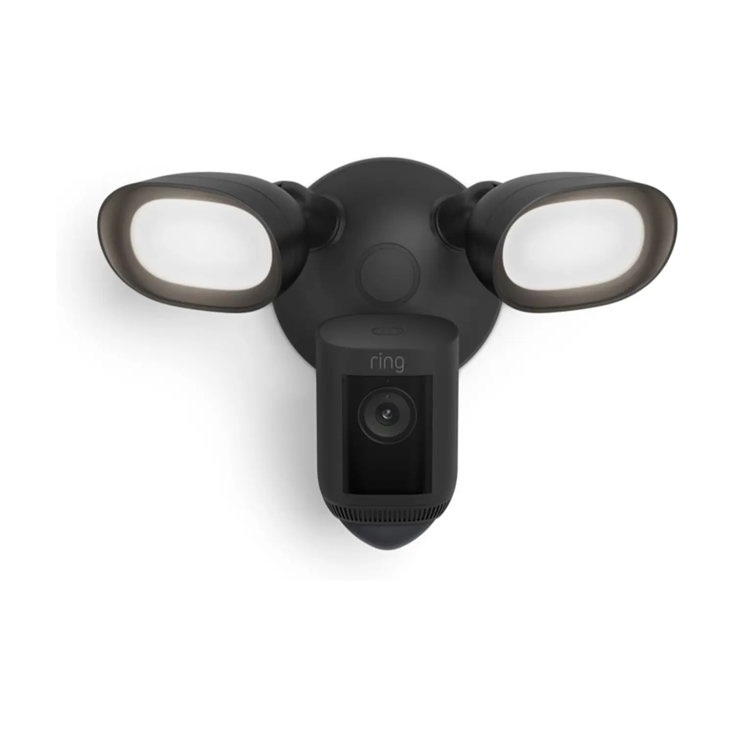 Ring Floodlight Cam Wired Pro, Retinal 2K Video, 3D Motion Detection, Black