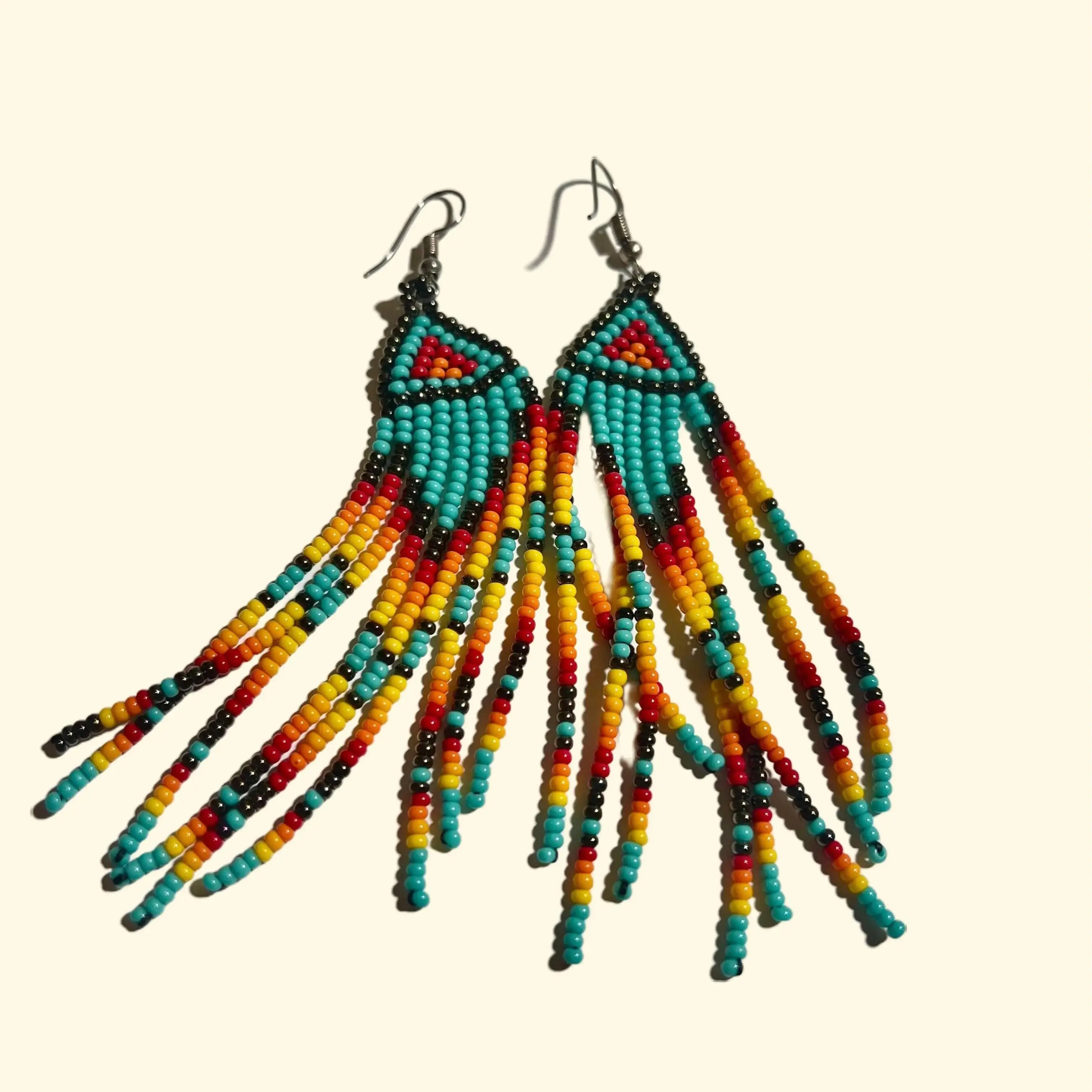 Nua Collection Jewelry - Female Ethnic Handmade Multi-color Earrings