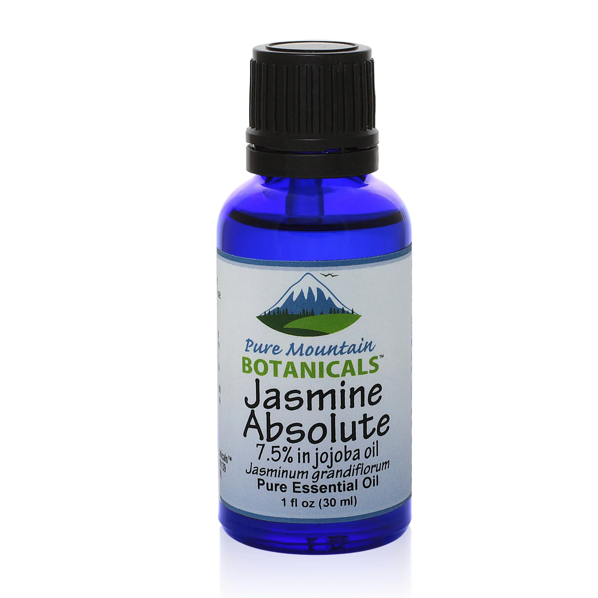 Jasmine Absolute (7.5% Jasminum Grandiflorum in Jojoba Oil) Essential Oil - 100% Pure Natural & Kosher - 1 fl oz Bottle