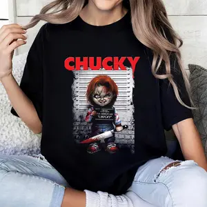 Chucky Horror- Halloween Novelty T Shirt