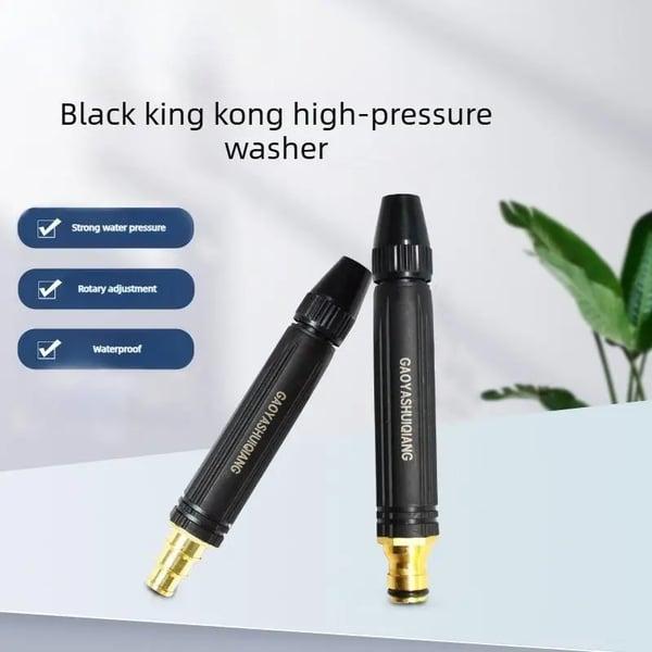 Home High-Pressure Car Wash Water Gun with Ten Times Pressure Boost Technology and Two Hose Connectors for Driveway Cleaning and Plant Care Home High-Pressure Car Wash Water Gun with Ten Times Pressure Boost Technology and Two Hose Connectors for Driveway Cleaning and Plant Care