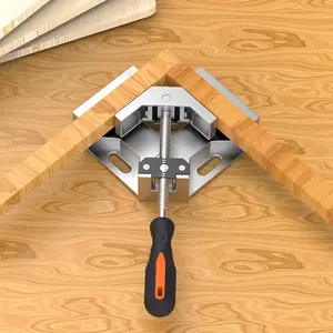 2pcs Woodworking Right Angle Clip, 90° Fixing Fixture Support Artifact, Essential Tool for Precision Work, Durable & Reliable Design, Right Angle Clamp