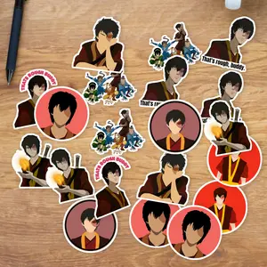Stickers Pack 20 Pcs Avatar Bottle The Laptop Last Aesthetic Airbender Skateboard Minimalist Vinyl Zuko Bumper Waterproof Luggage Water Guitar Bike Car Colorful
