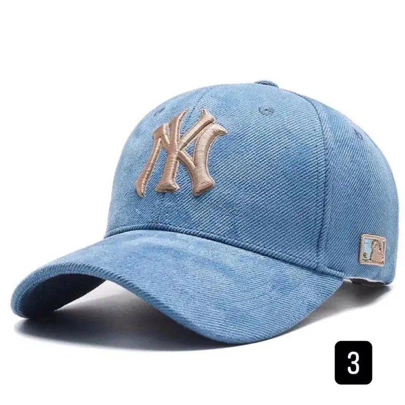 New Era New York Yankees Adjustable Baseball Hat Curved Brim Embroidered NY Logo Premium Cotton Cap for Men & Women