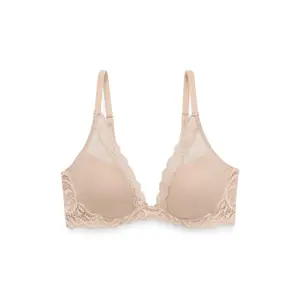 NATORI FEATHERS BRA IN CAFÉ