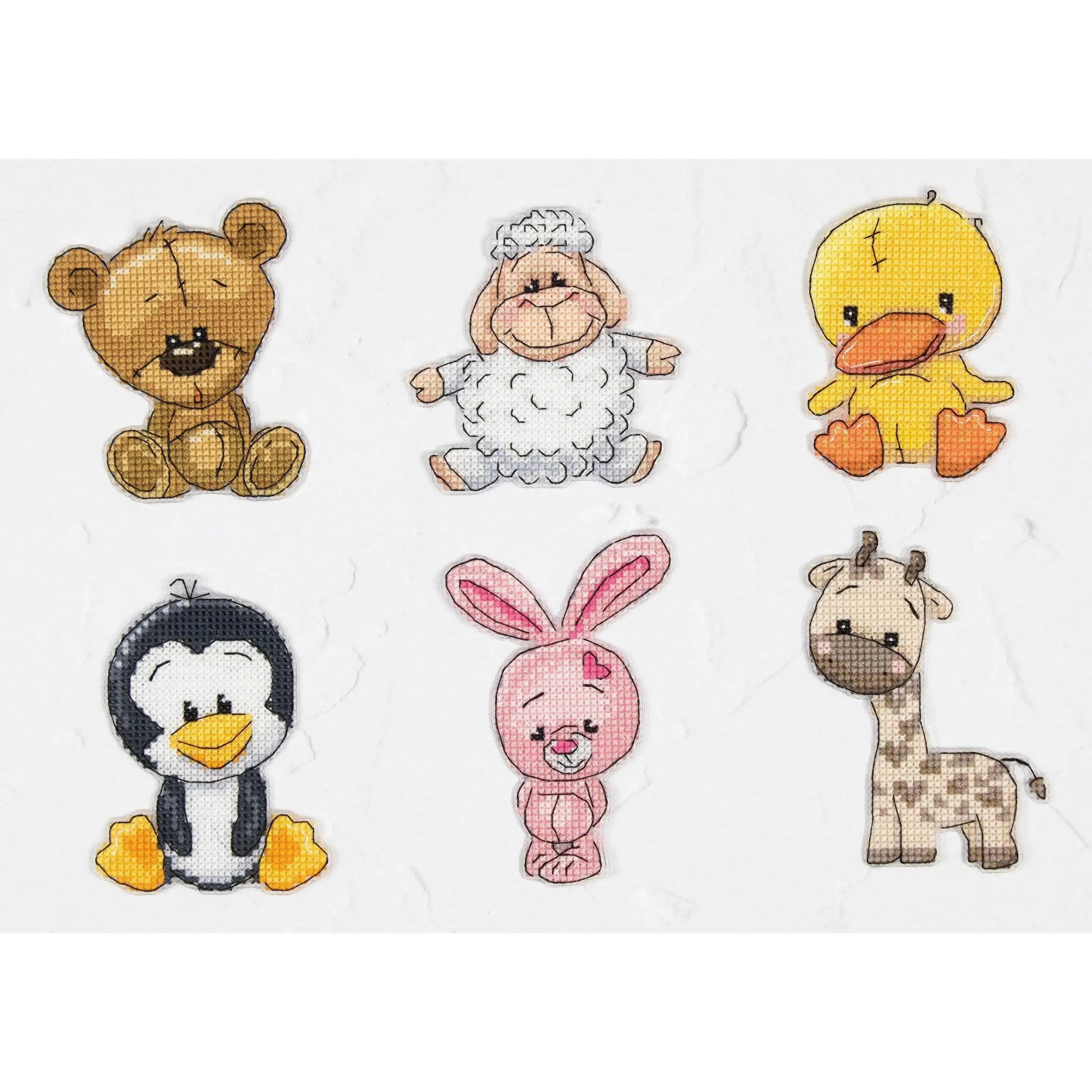 Friends 2 Counted Cross-Stitch Kit by Luca-S JK039L